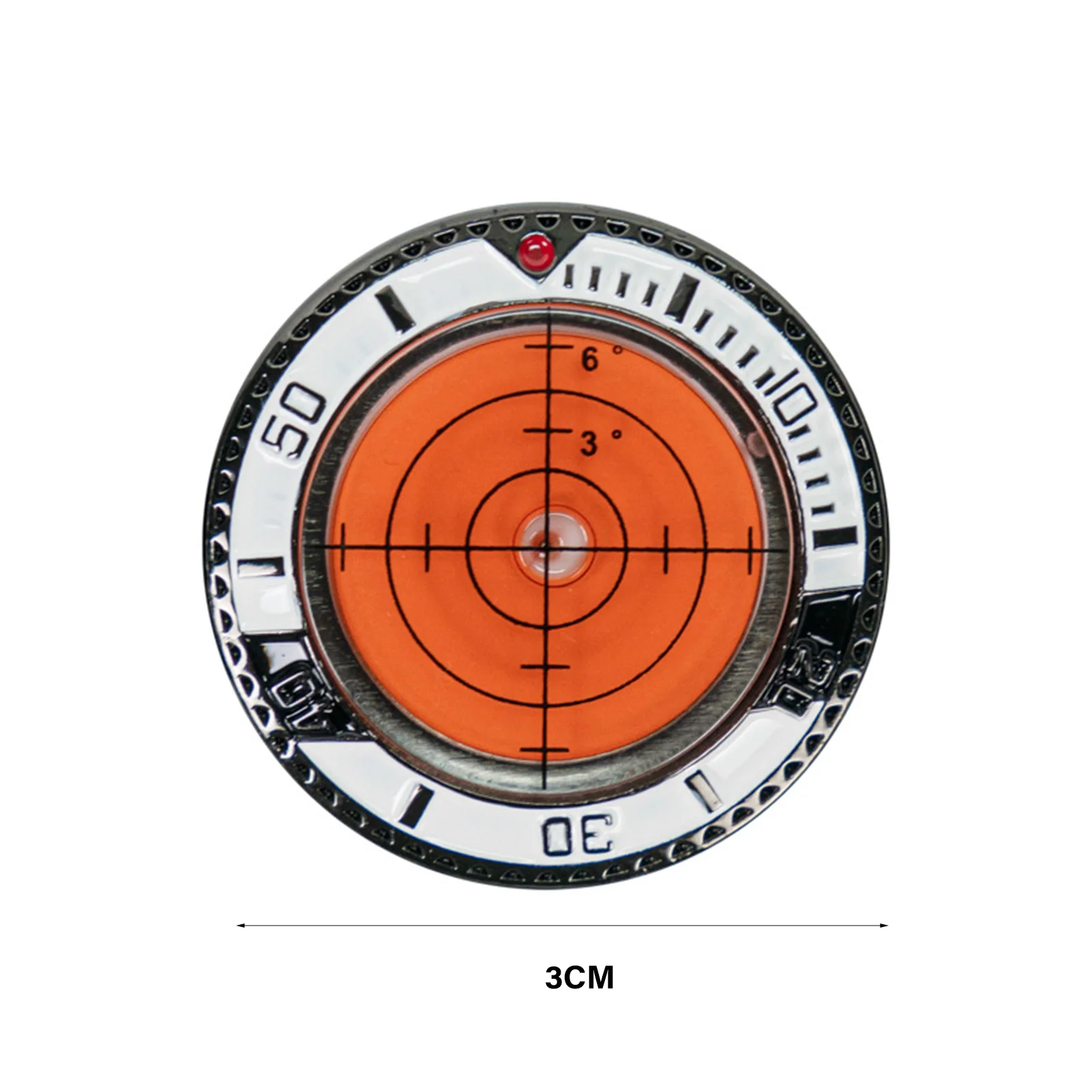 Приспособление для считывания наклона в гольфе, Круглый спиртовой уровень, высокоточный считыватель, принадлежности для тренировок в гольфе, аксессуары