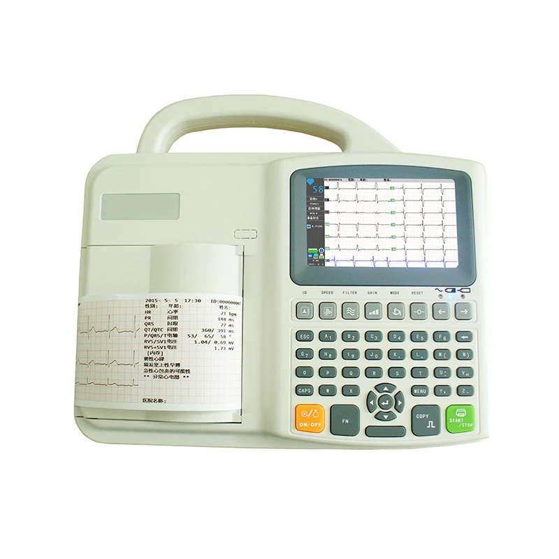 3 Channels 12 Leads Veterinary ECG Machine, New Model Digital Electrocardiograph