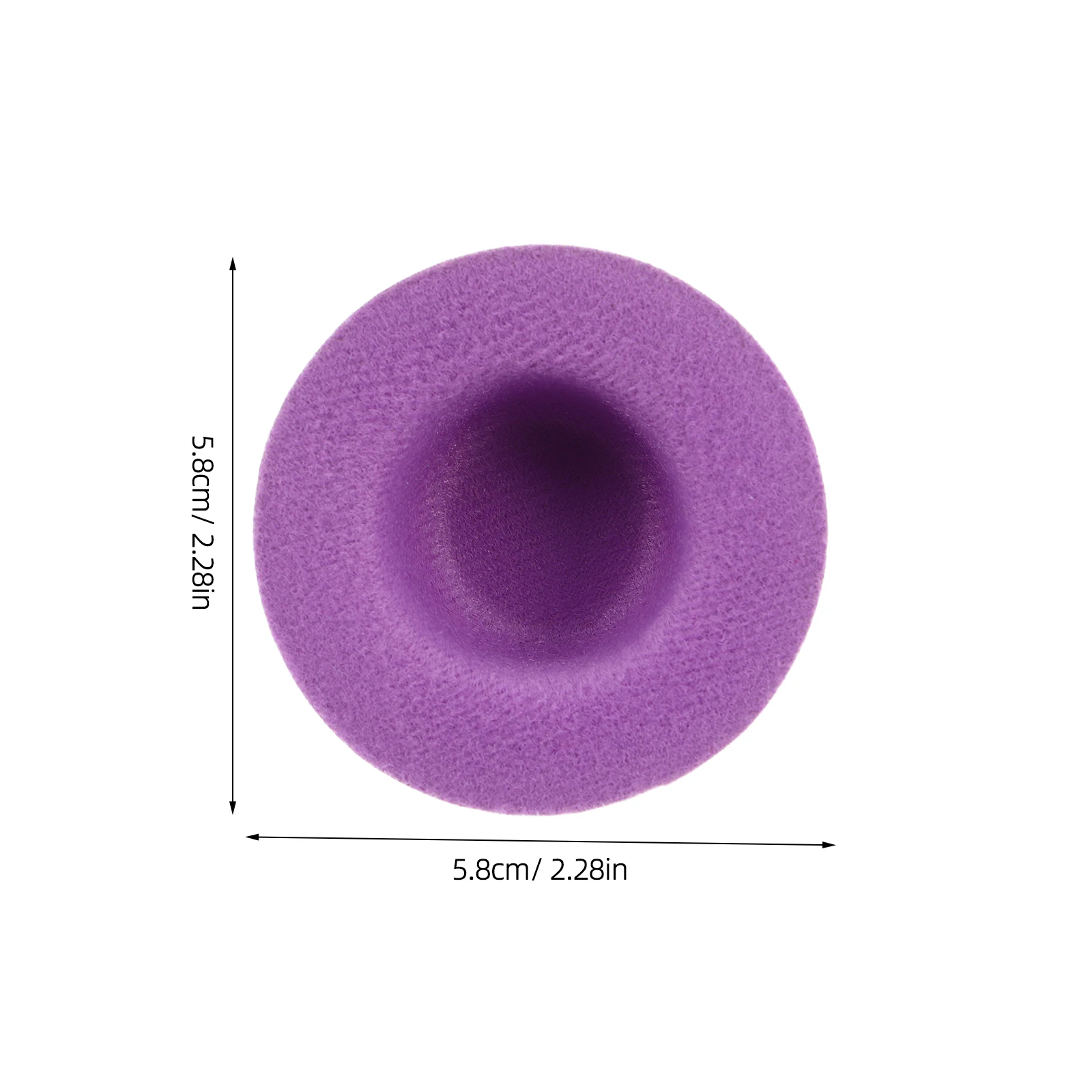 12Pcs Tiny Formal Dress Hats Realistic Style Soft Lightweight for Creative Crafts Role Playing Travel Photography Accessory