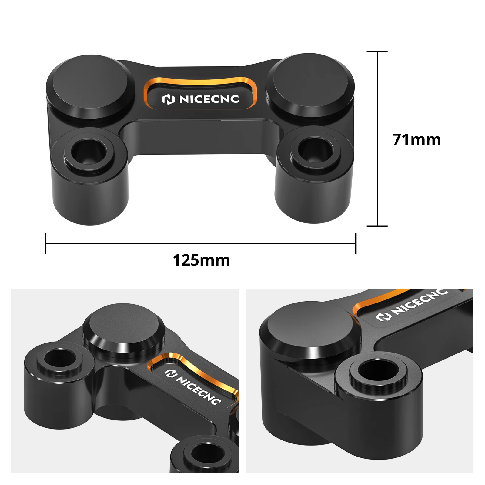 For Harley Road King FLHR Custom FLHRS 2000-2022 Handlebar Riser Pull Back Plate Road Glide FLTRX 2015-2024 Street Bob FXBBS 114 - Image 6