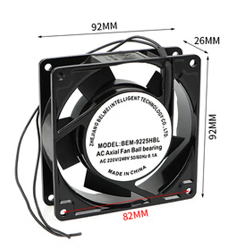 Brushless Motor Cooling Fan 80MM 150MM 2PIN Axial Fan for Industrial Use in Electrical Engineering and Mechanical Equipment