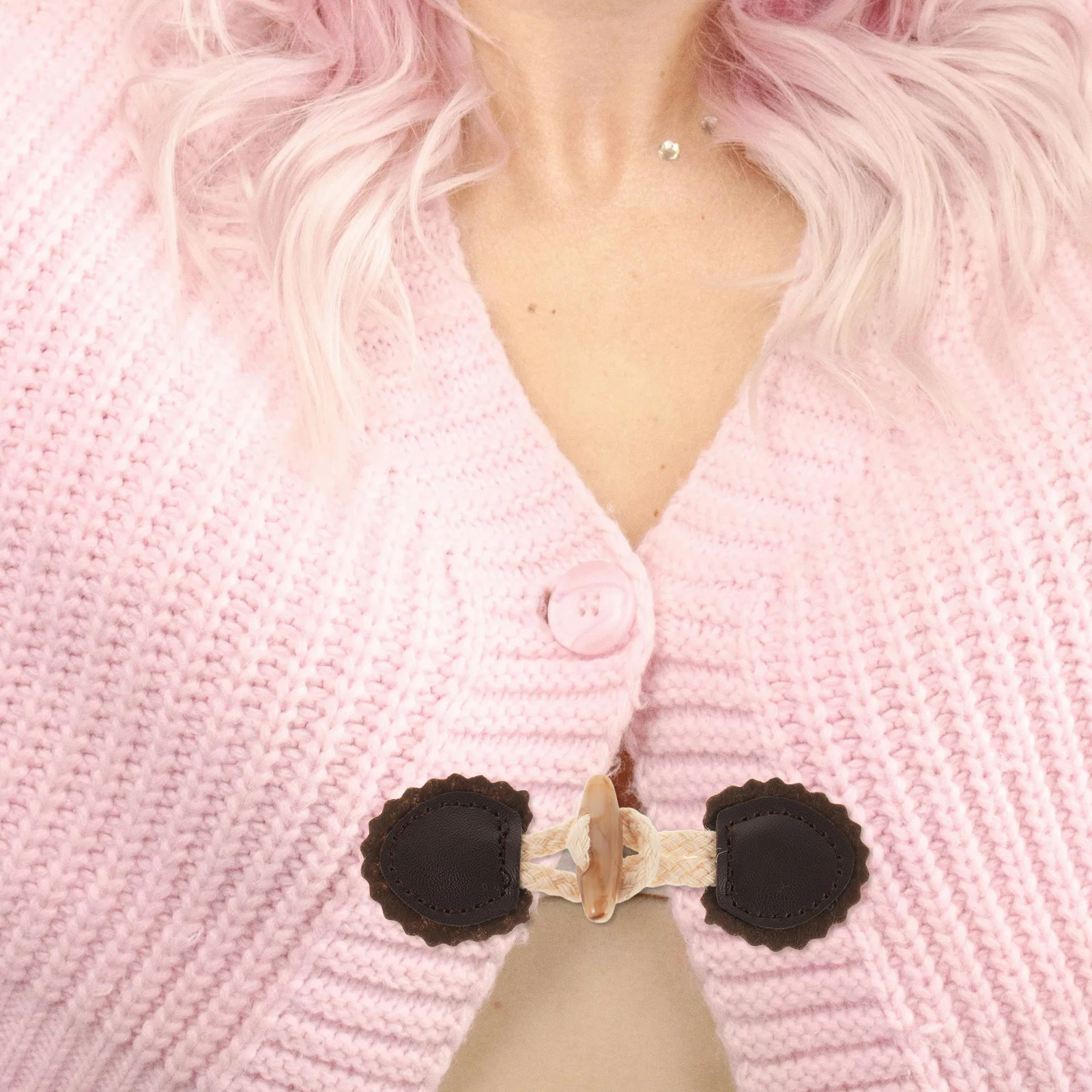 

8Pairs Horn-Style Coat Buttons Deep Coffee Vintage Scalloped Edge Replacement Fasteners for Winter Coats Jackets Formal Wear