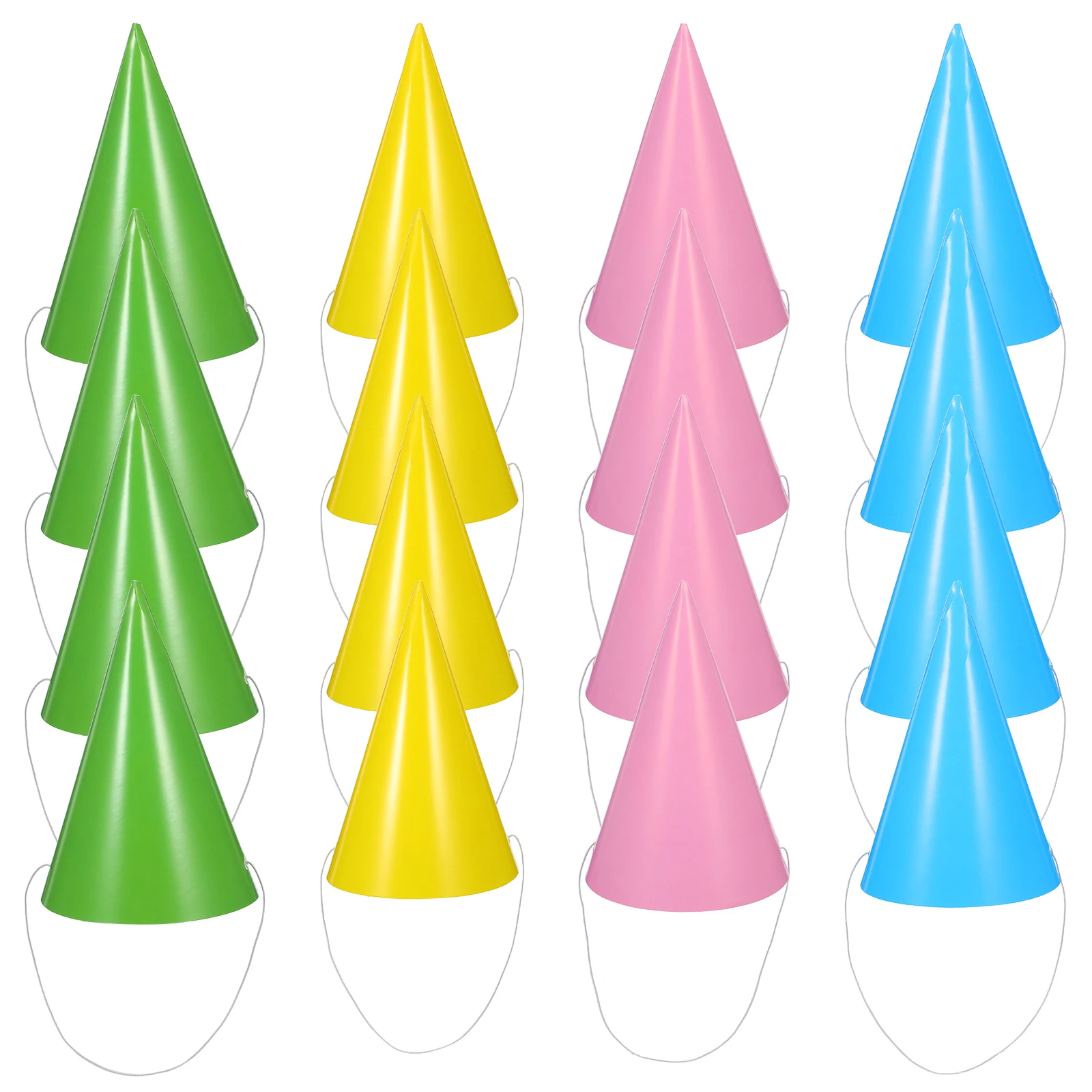 

40 Pcs Children's Party Hat Birthday Caps for Kids Hats Cone Korean Version Toddler Paper
