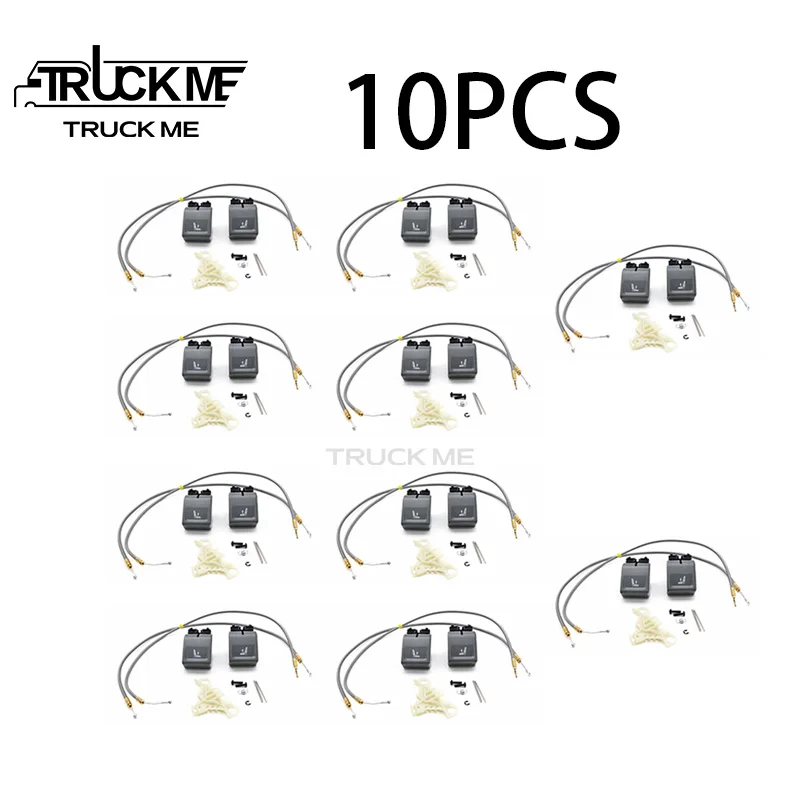 

10PCS/BOX Renaultt Trucks Kerax Seat Adjustment 7421592929 New Switch Button 21592929 20586509 for VOL FM ISRI 928462-166/00E