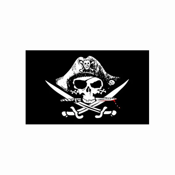 Pirate Flag Double Stitched Jack Rackham Skull Bone Pirate Flags Banners with Brass Grommets Halloween Theme Party Outdoor Decor