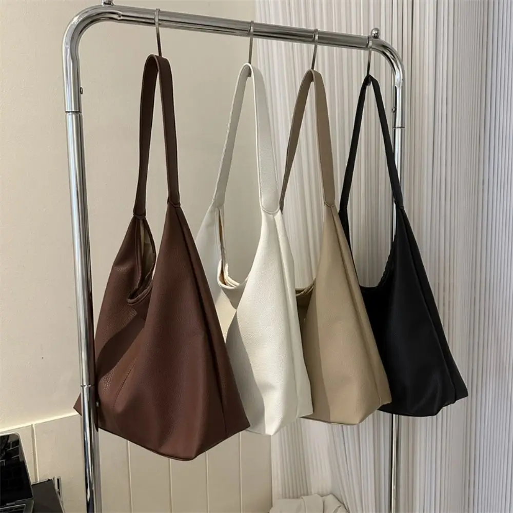 Bolsos de hombro de gran capacidad para mujer, bolso de herramientas de almacenamiento de PU a la moda, bolsos de mensajero para mujer