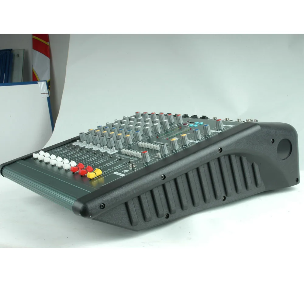 MiCWL 6 قنوات 1200 واط مكبر كهربائي خلط وحدة التحكم خلاط بلوتوث سجل DSP تأثير 2x600 واط المهنية USB ميكروفون خلاط