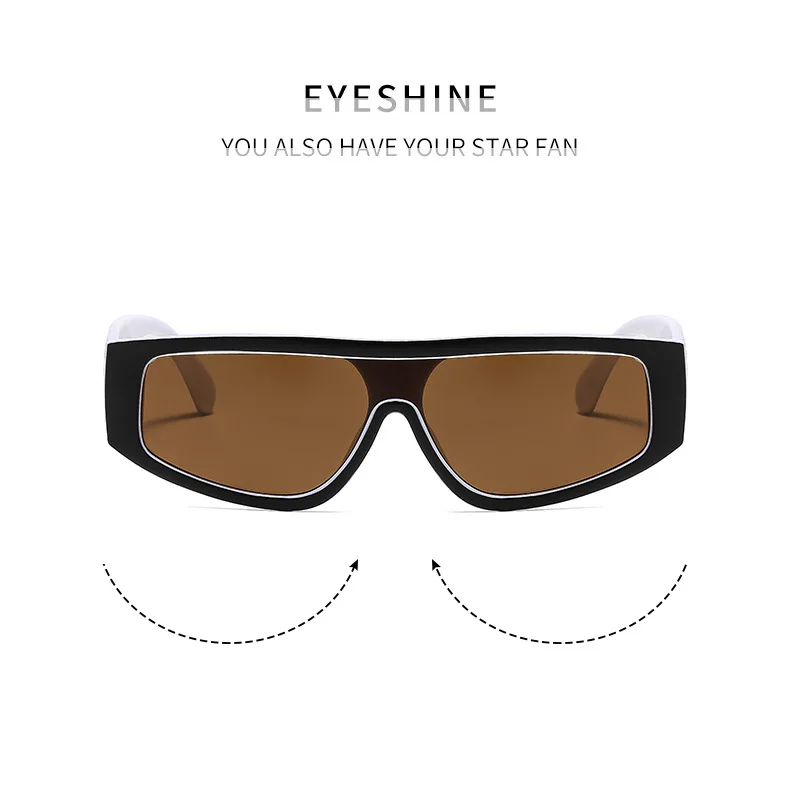 Vintage Oval Sonnenbrille Frauen Luxus Marke Designer Cat Eye Sonnenbrille Retro Schwarz Weiß Gläser Damen Goggle UV400 Brillen – Detail 2