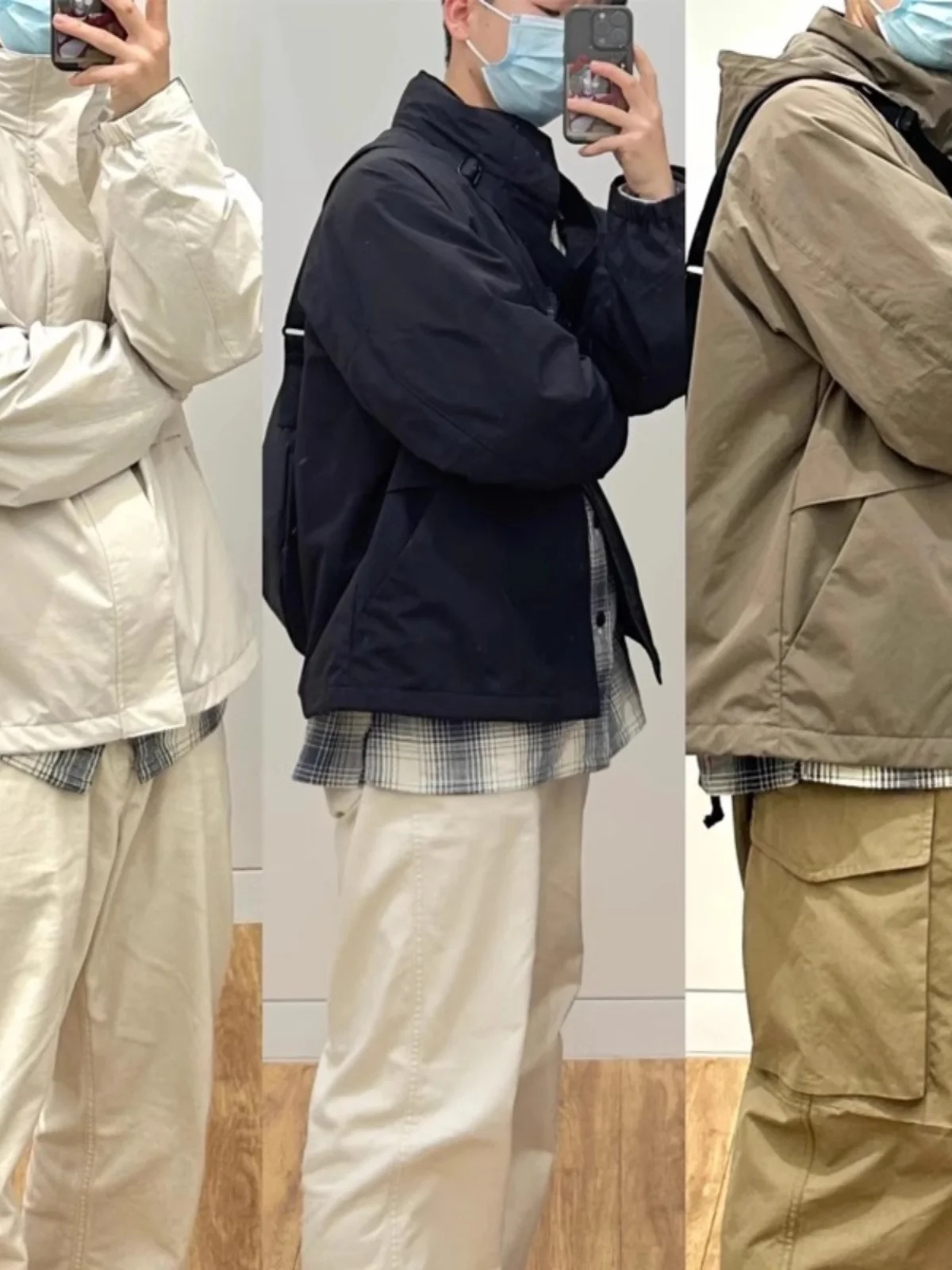 

2025 Spring Autumn New Couple Matching Hooded Stand Collar Windproof Men's Women's Jaet Casual Sle Faionable Outerwear