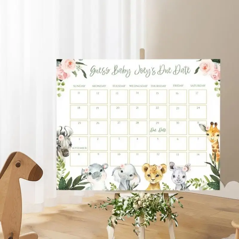 Детский календарь с указанием даты и даты, забавный календарь для игры в душ, памятный милый календарь с указанием даты, детский календарь, знак для