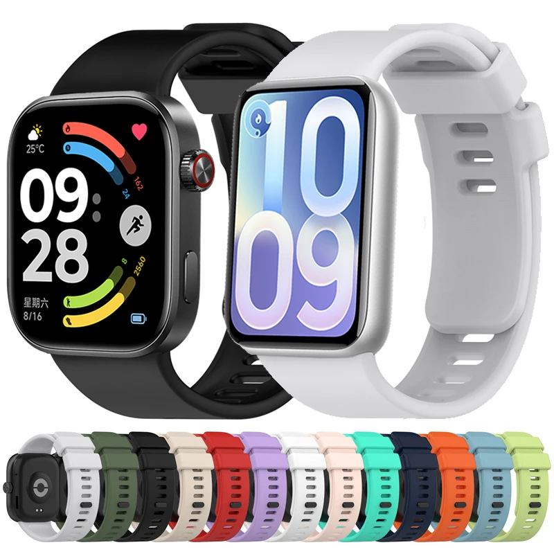 Silikonarmband für Xiaomi Mi Band 10 Pro/9 Pro/8 Pro Smartwatch Ersatzarmband für Redmi Watch 6 5 4 Armband