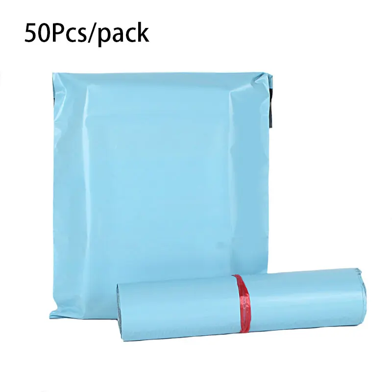 Poly Blue Envelope Storage Packaging Bags Organizer PE Self Adhesive Ecommerce Clothing Gifts Logistics Ecommerce Mailing Bag