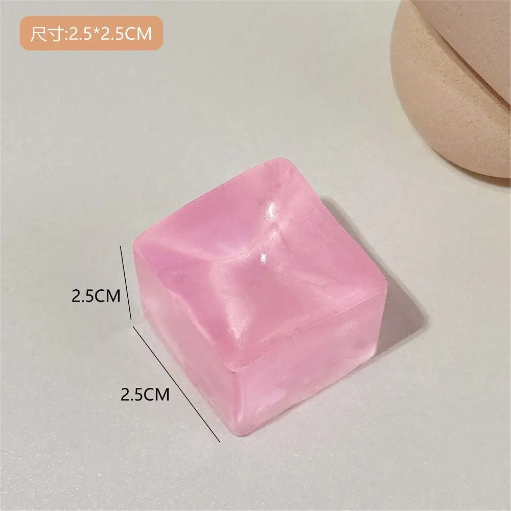 Geschenke Fidget Cat Paw Hand Kneifen Transparente Katzenpfote Mini Mochi Squeeze Ice Pressure Ball Mini Mochi Ice Block