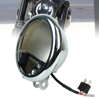 5.75 inch Motorcycle Headlight Holder Housing Bucket Mounting Bracket for Sportster XL883 XL1200 04-14