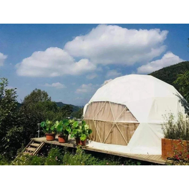 

New Vals PVC Fric Dome House Tent Glamping Garden Igloo
