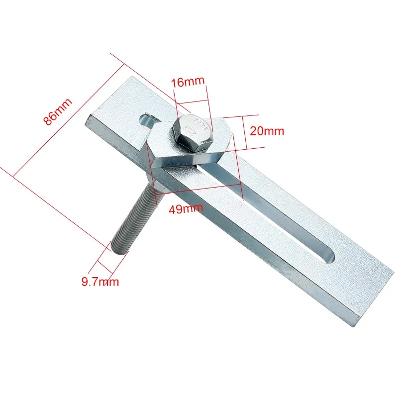 T-Track Clamping Clamp 40x150mm Clamping Clamp Platform Clamp Plate For CNC Router Stone Engraving Machine T-Slot Table