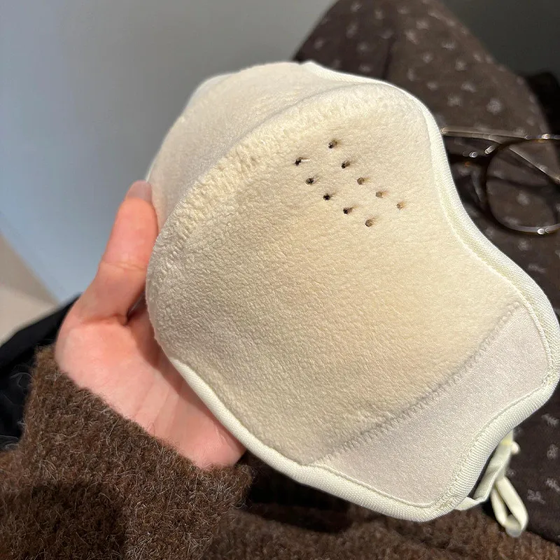 

Маска для взрослых с флисовой подкладкой, женская, высокоэстетичная, зимняя, ветрозащитная, морозостойкая, теплая, утолщенная 3D-маска для домашнего ежедневного использования