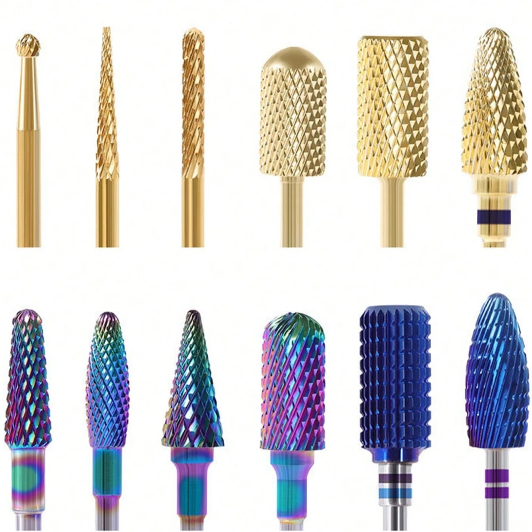 1 قطعة المهنية عالية الجودة التنغستن الصلب مسمار لقمة ثقب ماكينة الطحن الكهربائية ملحق تلميع القاطع مانيكير أداة