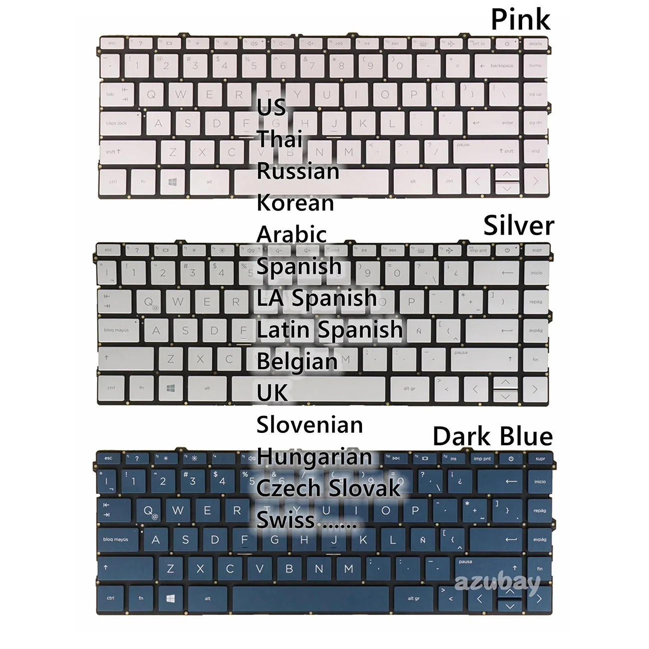 

Keyboard For HP L85714- L96523- 031 171 211 BA1 FL1 NSK-XTEBV 6037B0171703 6037B0171718 6037B0171720 6037B0171723 6037B0171734