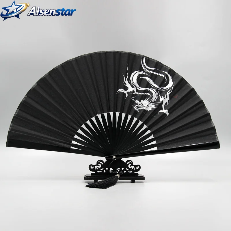 High Grade Classical Hand Folding Fan Small Hand Silk Fan Summer Portable Vintage Lady Gentlemen Folding Fan Abanicos Para Boda
