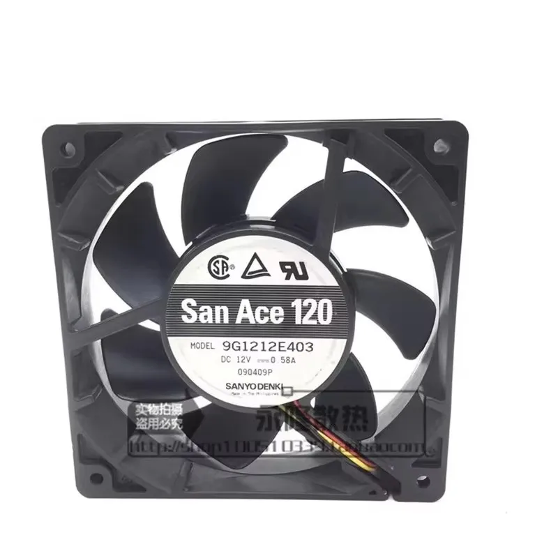 

Original 12CM 120 * 120 * 25MM 12V 0.58A 9G1212E403 High volume chassis server cooling fan