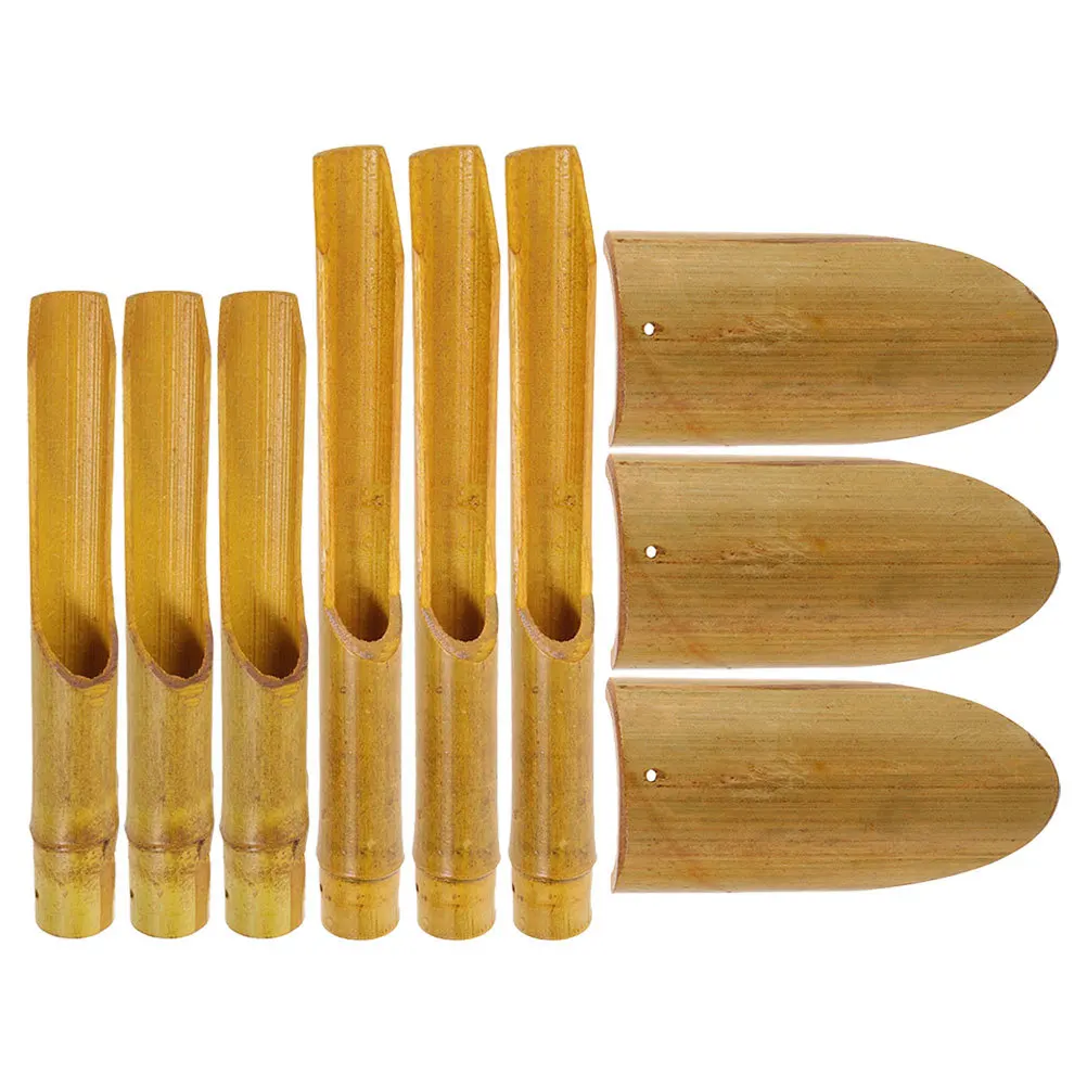 

Bamboo Wind Chime Tube DIY Craft Kit 1Set Durable Safe Lightweight Joyful Sound Home Garden Decoration Wind Chimes Bells