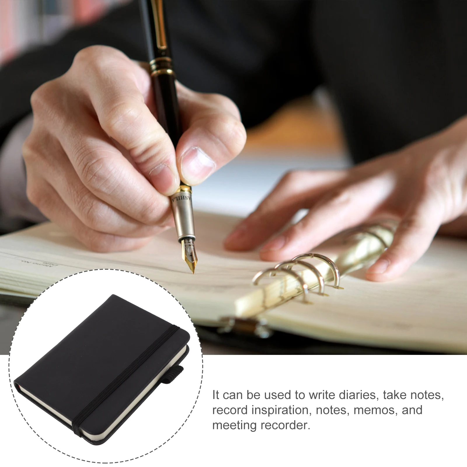 2Pcs A7 Small Notebook Notepad Portable Notebook Multi-functional Memo Pad Small Notepad Notepad Memo Diary Planner