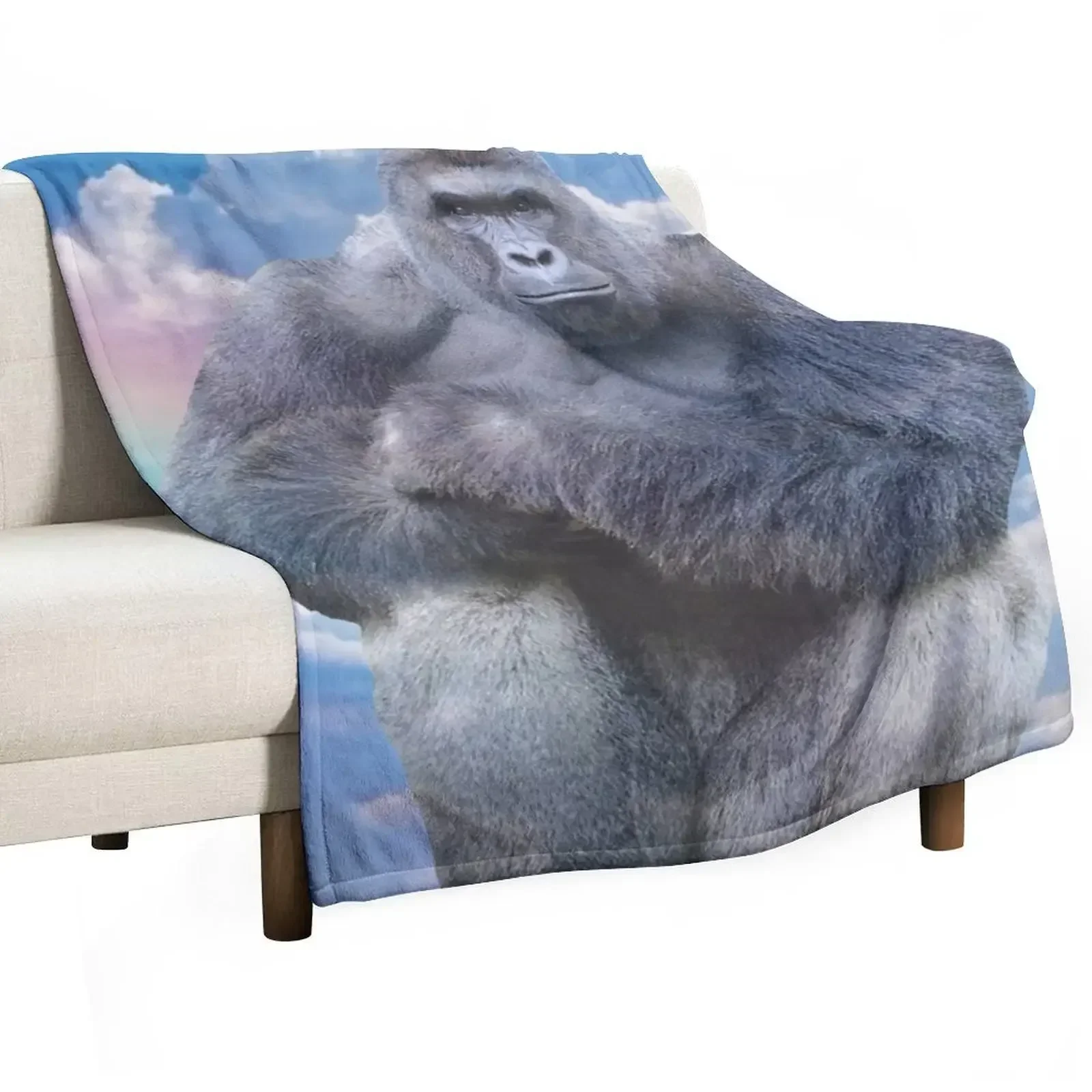 

Harambe Throw Blanket Luxury Throw Decoratives Sofa Sofas Blankets