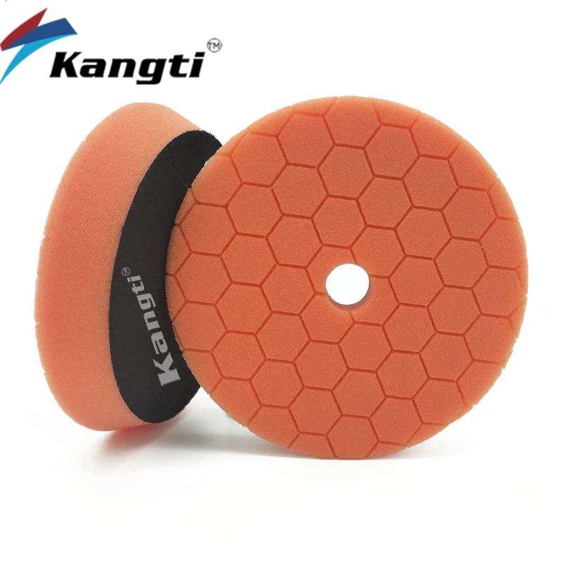 3/5/6lnches Auto Polijstpad Duitsland Schuim Buffing Pads Professionele DA/RO Polijstmachines Spons Disc