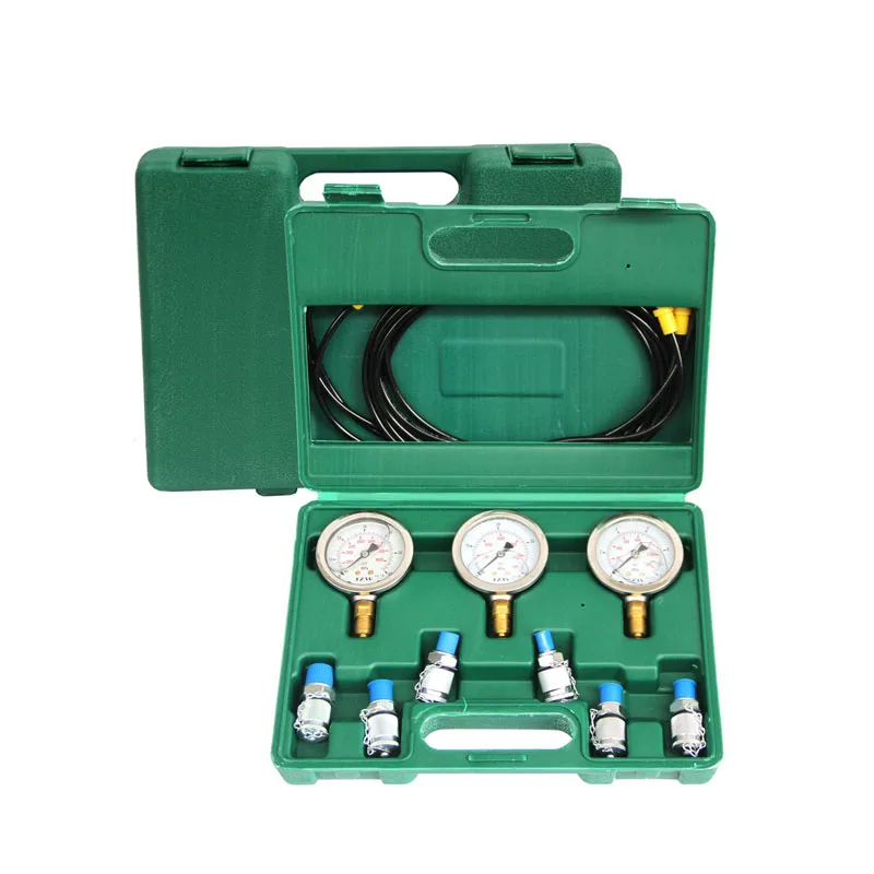 

Hydraulic Pressure Guage Excavator Hydraulic Pressure Test Kit With Testing Hose Coupling And Gauge Tools Digital Pressure Meter