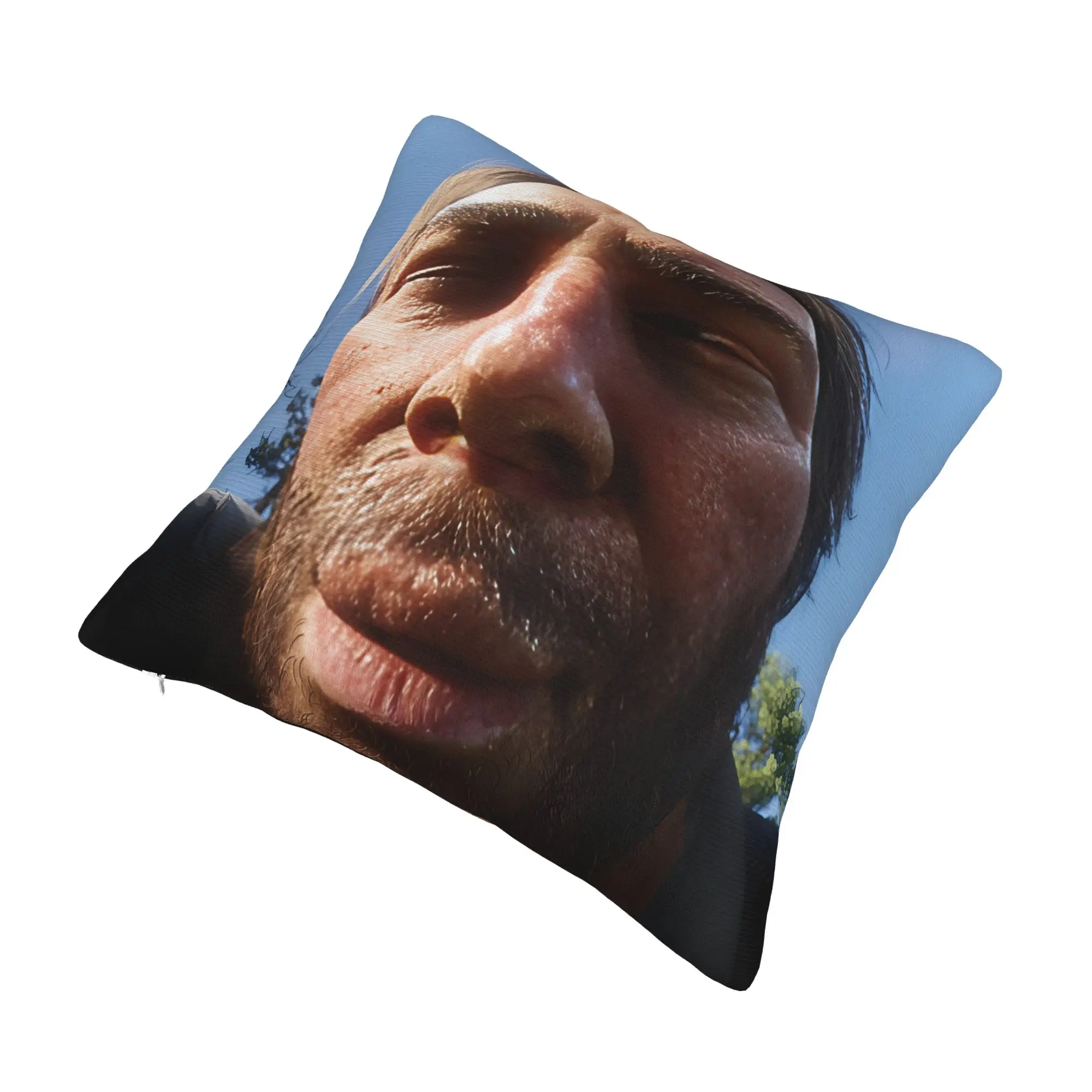 Fashion Funny Arthur Morgan  Cushion Cover 45x45cm Velvet  Pillow Case for Sofa Square Pillowcase Home Decor