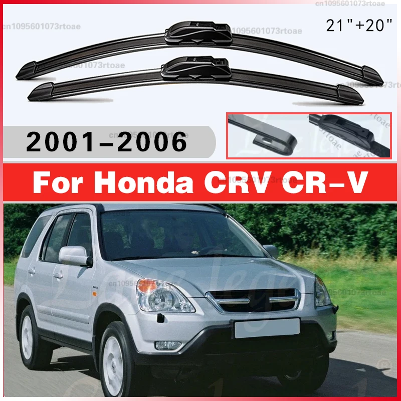 

For Honda CR-V CRV MK2 2001-2006 2002 2003 2004 2005 Wiper Front Wiper Blades Windshield Windscreen Window Brushes 21"+20"