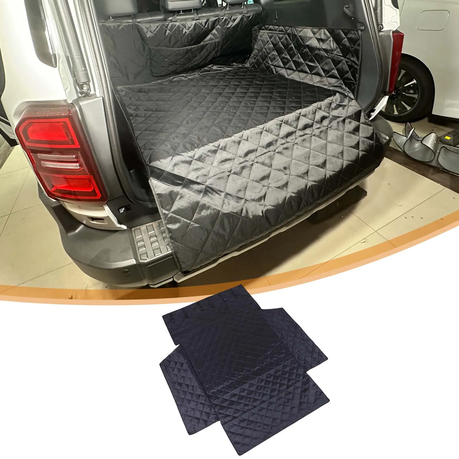 

Rear Cargo Liner Trunk Mat Protection Pad Floor Mat Waterproof Pet Cover For Toyota Land Cruiser Prado 250 LC250 2024-2026