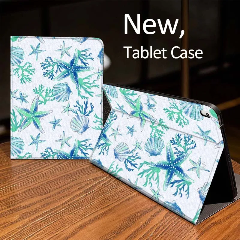 

Чехол с узором «Голубой океан» для iPad Pro mini Air 1 2 4 3 5 6 7 8-го, 9-го, 11-го поколений, M2 M3 M4, 6-го, 7-го, 10-го, 11-го поколений, планшетов 2025 года