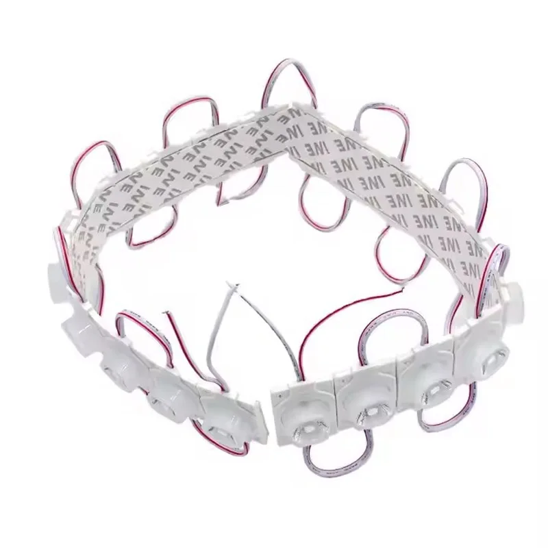 

20pcs ABS Injection Led Module With Lens for Side Light DC12V 24V 1 Chip 1.5W LED Module 46*28mm Storefront Side Channel Light