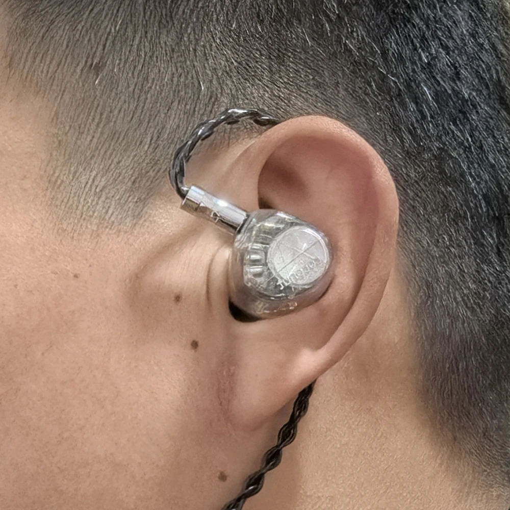 HiFi IEM-oortelefoon in-ear monitoren Oordopjes Bedrade hoofdtelefoon 1BC + 24BA Hybride oortelefoon COCONUT IEM's voor audiofiele muzikant