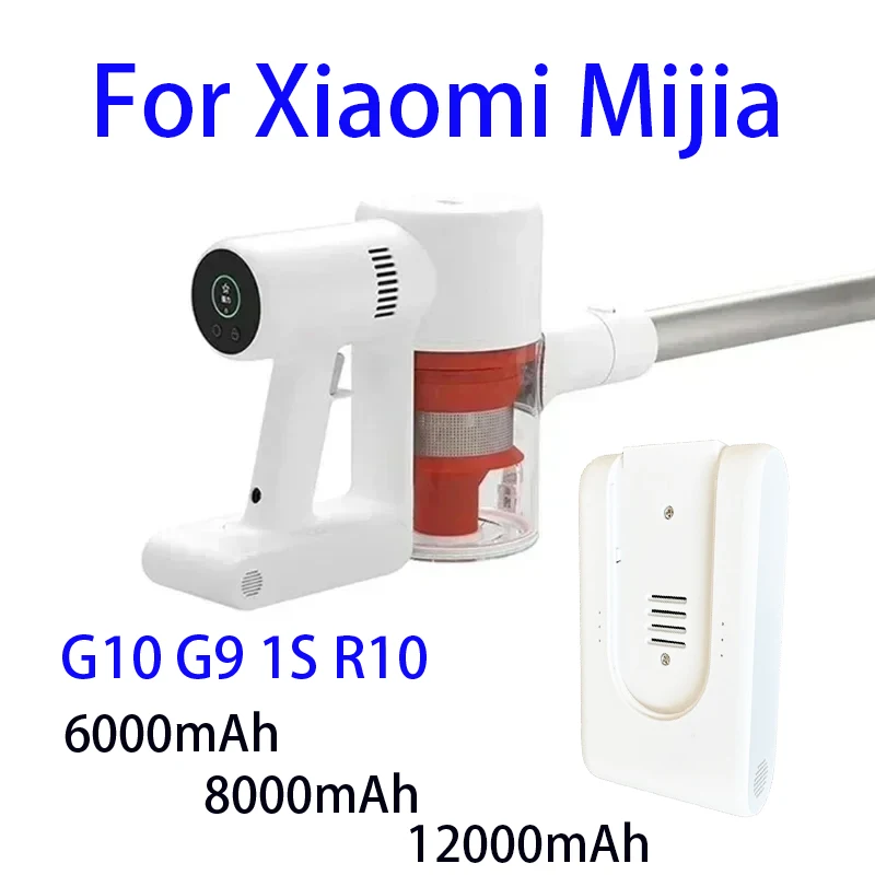 

(New 2025 25.2V) Rechargeable lithium ion Battery Pack 12000mAh for Xiaomi Mijia G9G10 Wireless Vacuum Cleaner Accessories