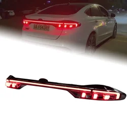 LED Tail Lights For Ford Fusion Mondeo 2013-2020 With Startup Animation DRL Turn Signal Rear Lamps