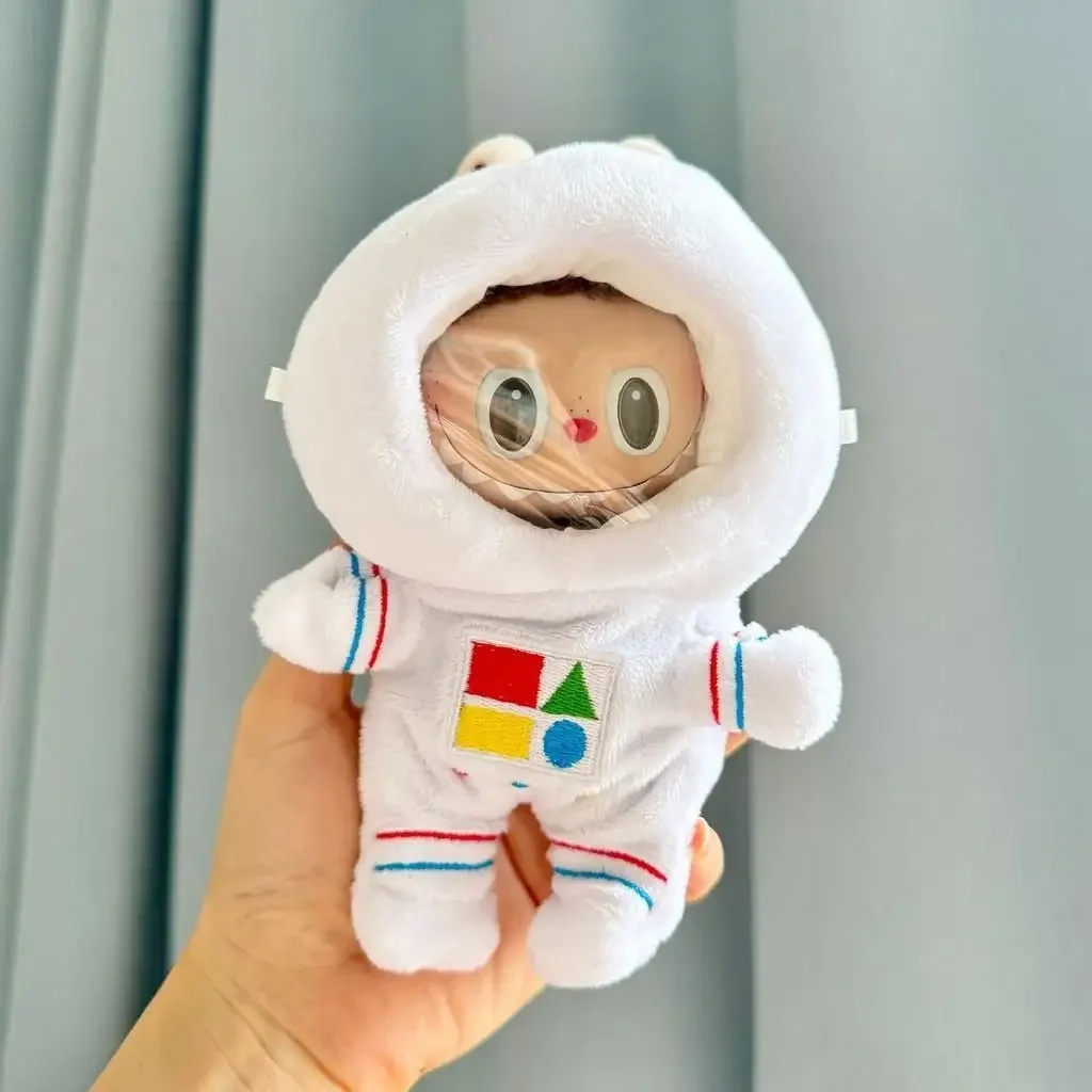 For 17cm labubu clothes cute Astronaut one-piece clothes doll accessories