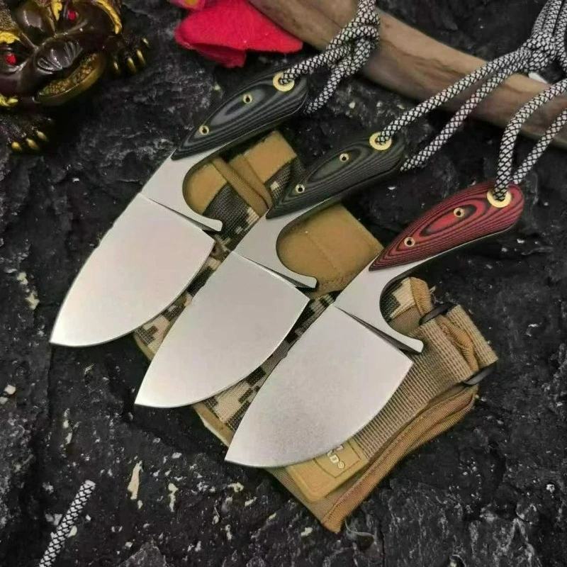 

New boke Integrated keel straight knife edc multitool knives utility Daily at home cutting outdoor bushcraft tactical knife
