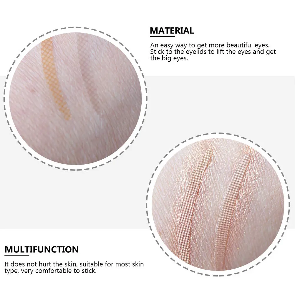 

40 Sheets Double Eyelid Tape Invisible Self Adhesive Eyelid Sticker Mesh Natural Eye Lift Strip Comfortable Makeup Accessory