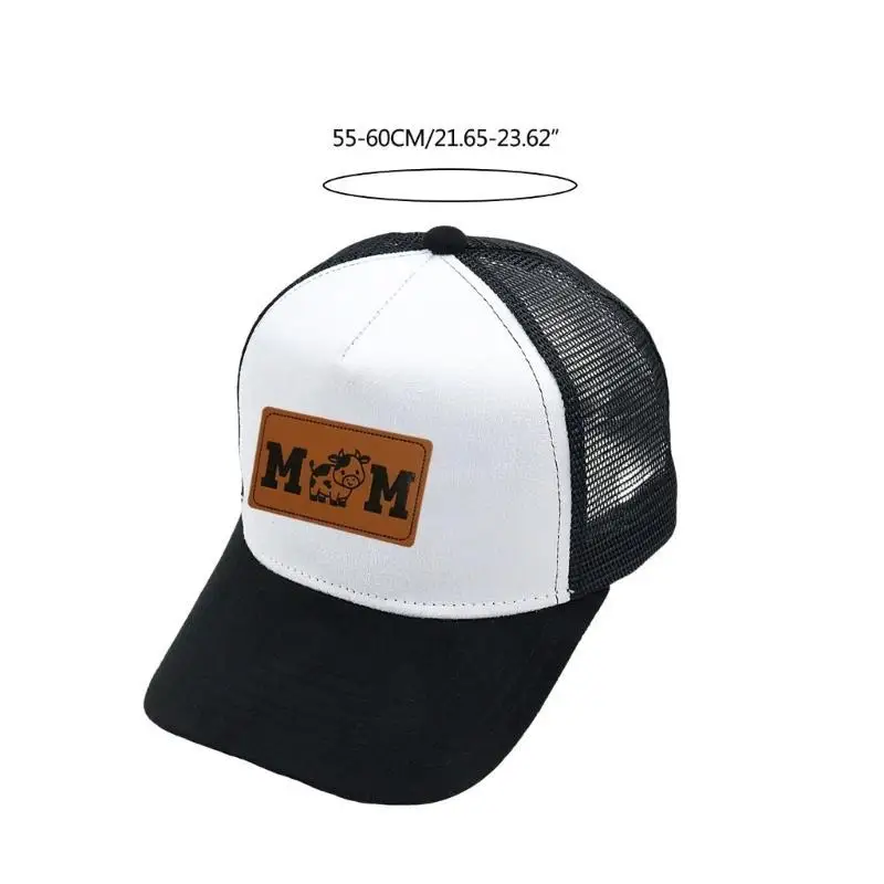 39BB MOM Baseball Hat Fashionable Couple Baseball Hat Unisex Summer Travel Hat