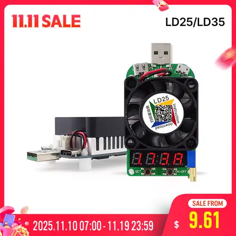 LD25 LD35 USB Electronic Load Resistor RD