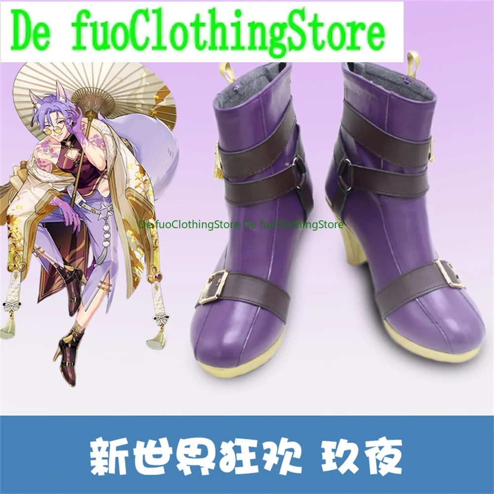 

Nu Carnival Kuya Aster Yakumo Edmond Cosplay Shoes Boots Game Anime Halloween Christmas DefuoClothing Shoes Store