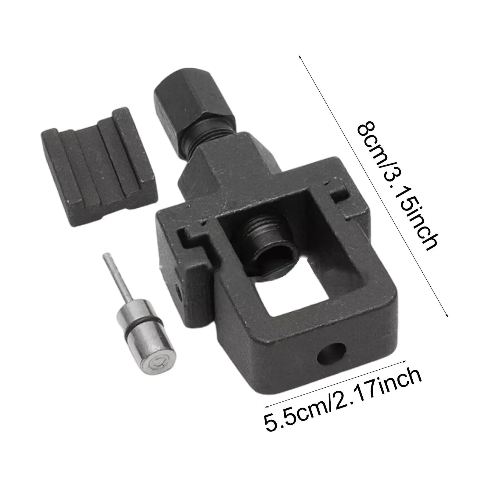 قواطع سلسلة الدراجات النارية من الفولاذ الكربوني القوي متعددة الوظائف، شديدة التحمل، الملحقات، أداة إصلاح، فاصل سلاسل مزيل السلاسل