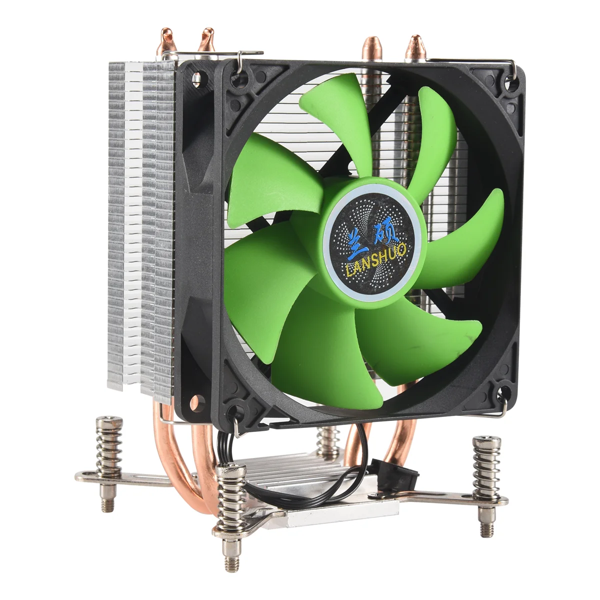 A51I CPU Cooler 2 Heat Pipes Ultra Quiet Cooler Fan CPU Radiator for LGA 2011 X79 X99 X299 (3Pin Single Fan)