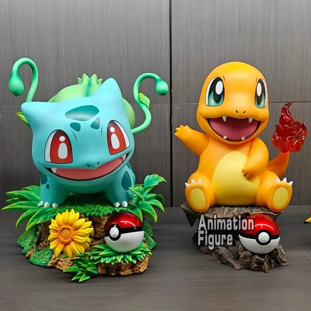 10 cm/3.93 pollici Anime Pokemon Figura Bulbasaur Charmander Action Figures 10 cm PVC Action Figures Collezione Modello Giocattoli Regali