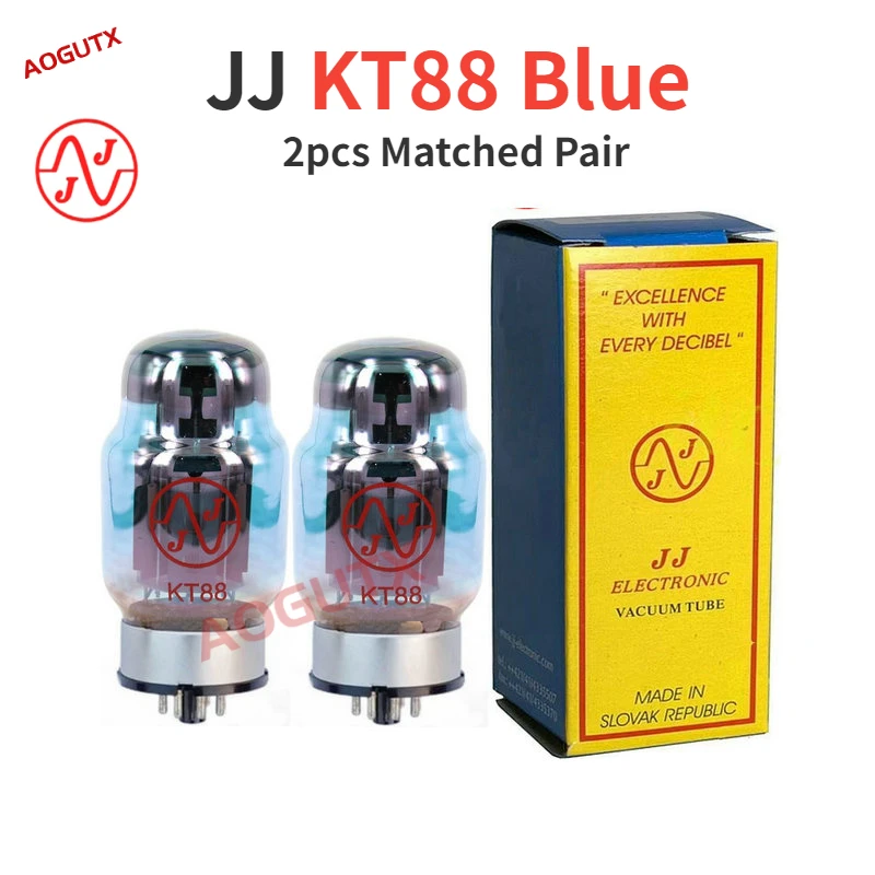 Jj Kt88 Blauwe Vacuümbuis Vervangt 6550 Kt120 Kt66 Voor Hifi Audio Klep Elektronische Buizenversterker Kit Diy Matched Quad Aogutx