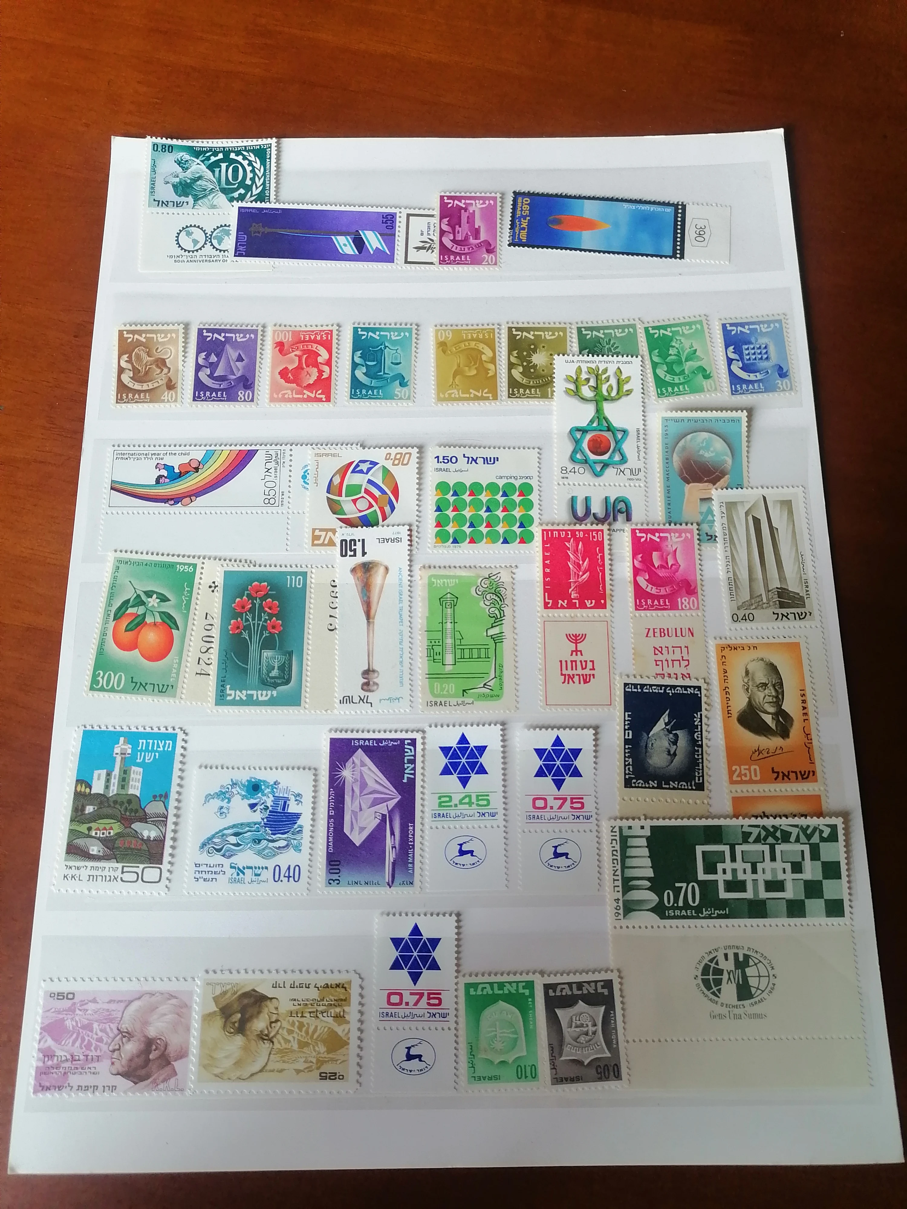 

All New Israel Post Stamps Postage 50 Different MNH Collectible Postage Stamps Collection Material For Scrapbooking Middle East