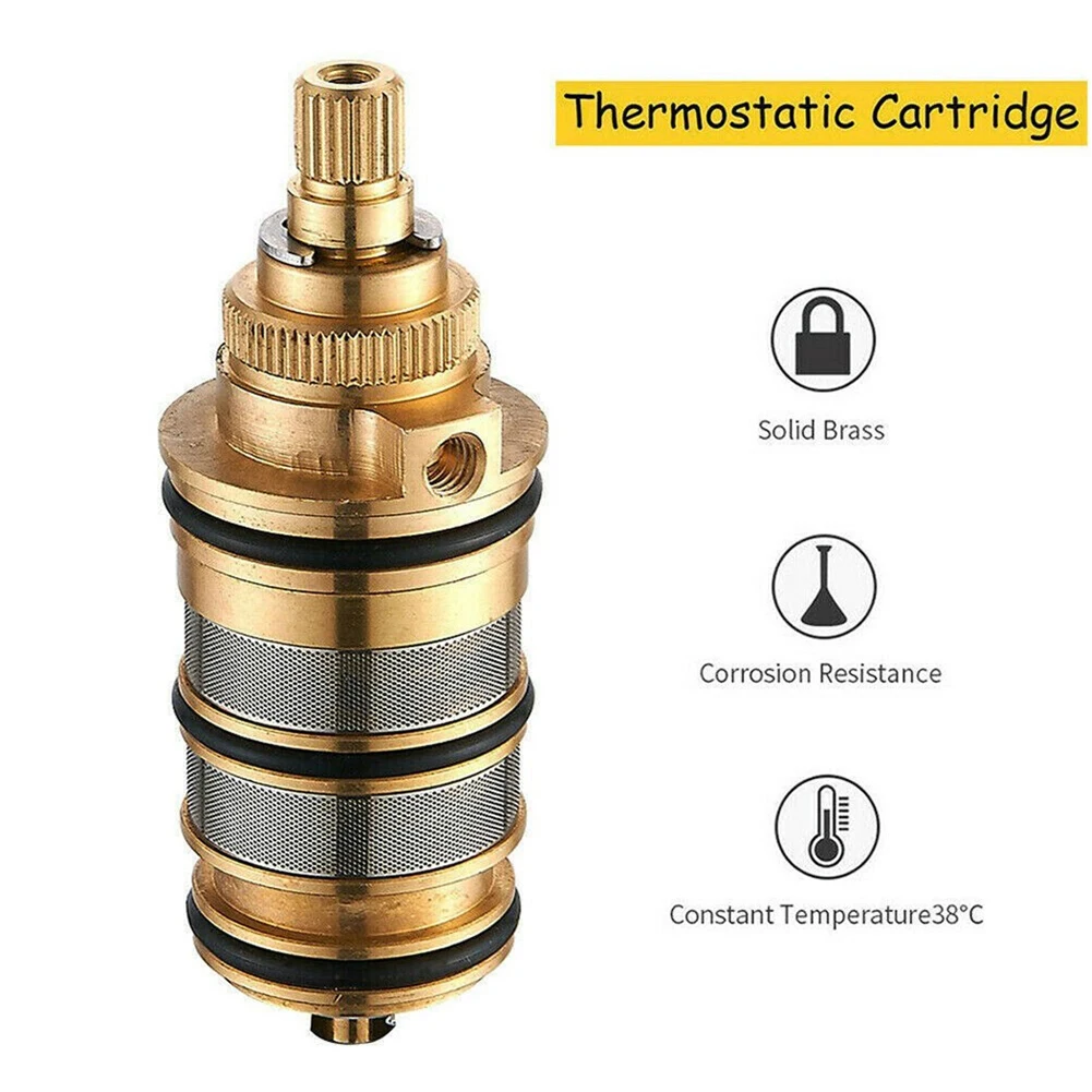 Brass Constant Temperature Shower Nozzle Valve Core Intelligent Valve Core Constant Temperature Faucet Replace Parts